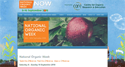 Desktop Screenshot of organicweek.net.au